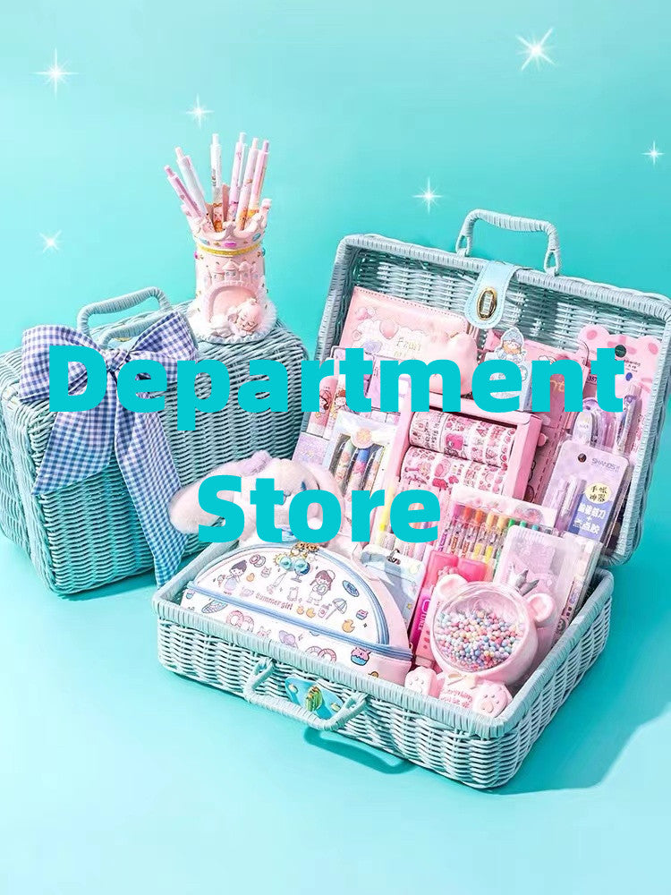 【Link4A department store】 Pack by points  - Lovely Office Stationery Bundle -  Pens Notebooks Pencils Notepads