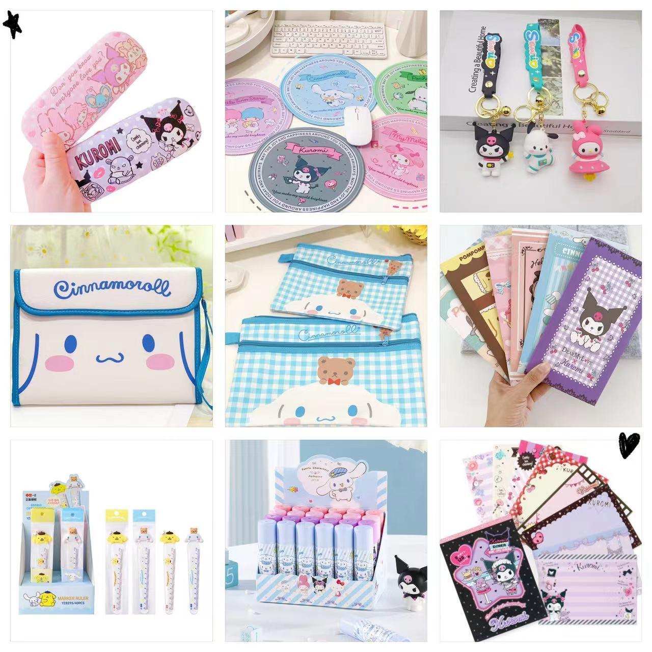 【Link4A department store】 Pack by points  - Lovely Office Stationery Bundle -  Pens Notebooks Pencils Notepads