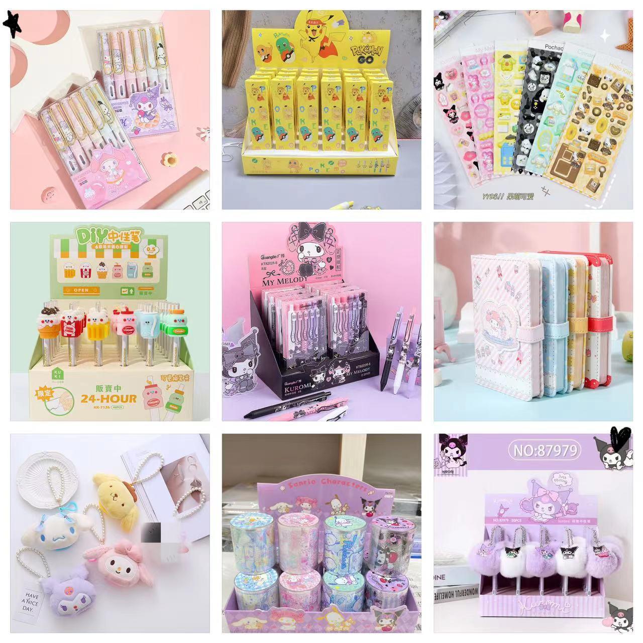 【Link4A department store】 Pack by points  - Lovely Office Stationery Bundle -  Pens Notebooks Pencils Notepads